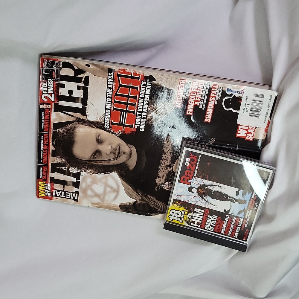 HIM Metal Hammer Magazine Fall 2004 with CD England Glossy Collector Edition